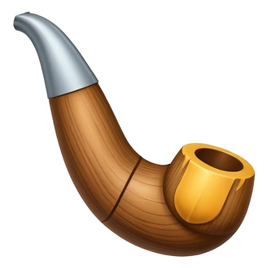 Una pipa con cara y con el pulgar hacia arriba sticker