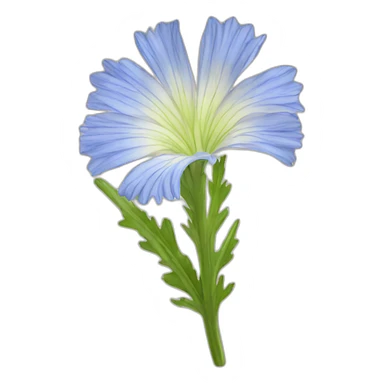 chicory flower sticker