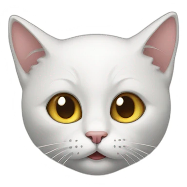 a cat imagining sticker