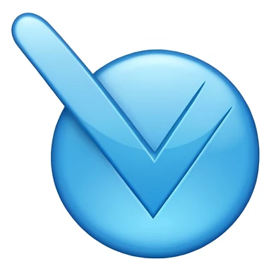 buat centang biru tiktok semirip mungkin sticker