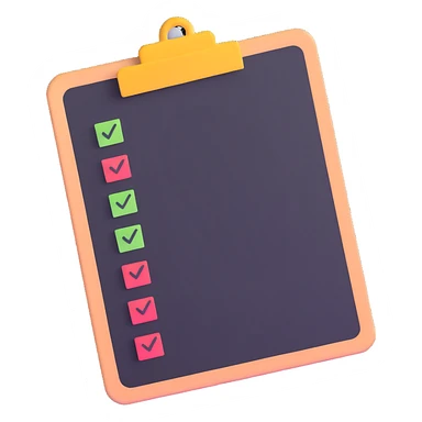 todo list with checkmarks sticker
