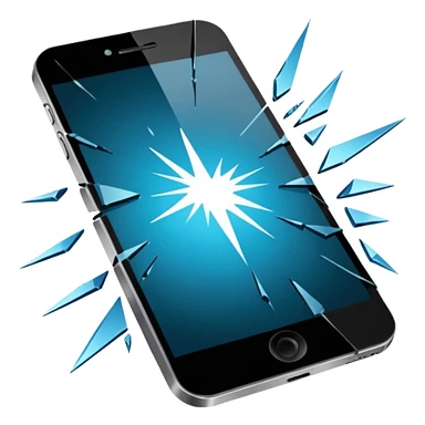 broken phone sticker