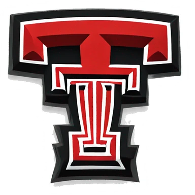 Texas Tech logo sticker