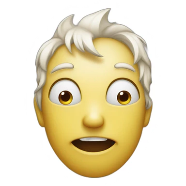 Smiley imploring sticker