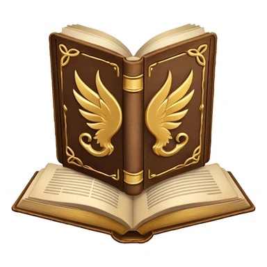 magic open book sticker