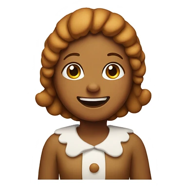 Gingerbread girl sticker