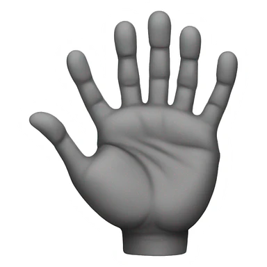 Hand with 8 fingers sticker