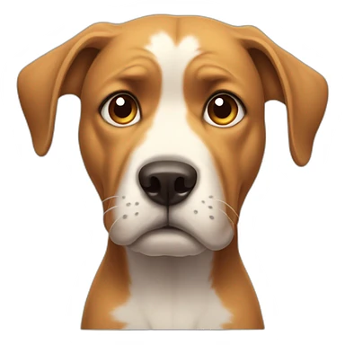 frustrated dog sticker