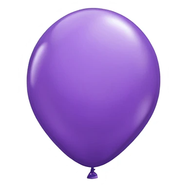 purple balloon  sticker