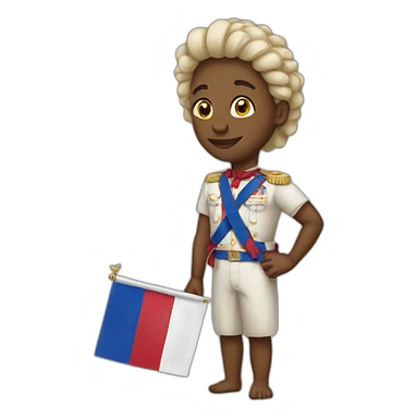 INDEPENDANCE + HAITI sticker