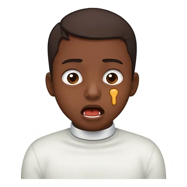 Chocking human sticker