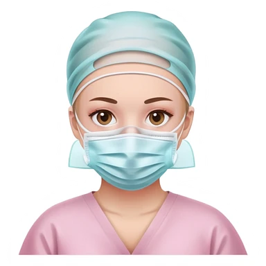 light pink operation surgery sticker
