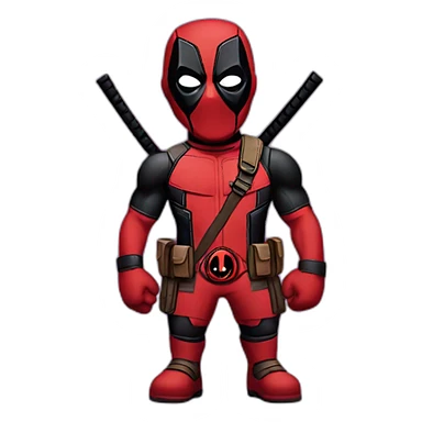deadpool in lakers jersey sticker