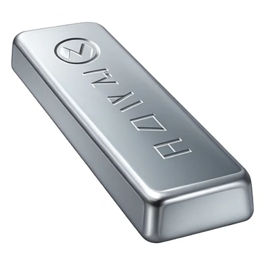 Create a silver bar in the avive gold bar style sticker