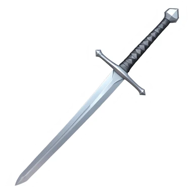 low poly sword sticker