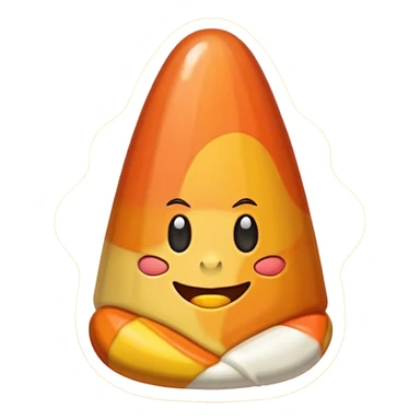 Candy corn  sticker