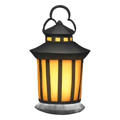Floating lantern sticker