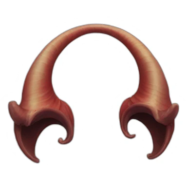 demon horn sticker