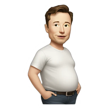 elon musk pregnant sticker