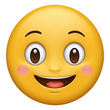 emoji com cara de feliz sticker