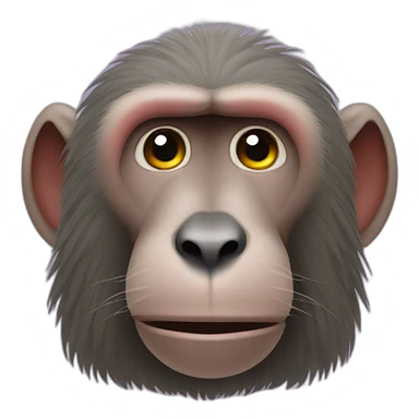 baboon animal sticker