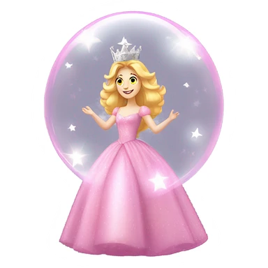 Glinda in a bubble sticker