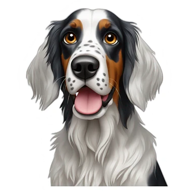 English setter sticker