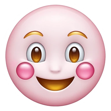 glitter white emoji smile sticker