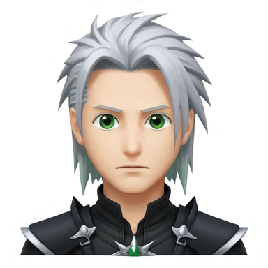 handomse green eyes sephirot ff7 sticker