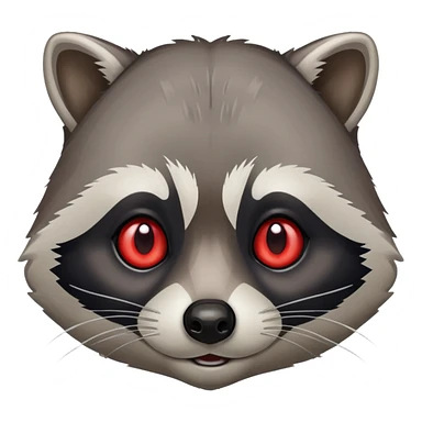 Raccoon on drugs sticker
