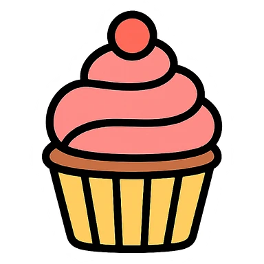 cupcake sticker