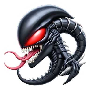 Venom-Xenomorph-Darkrai-Genesect-fusion  sticker