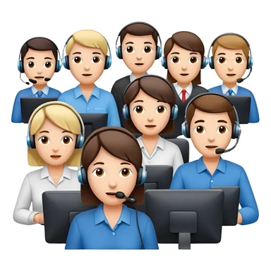 Call center sticker
