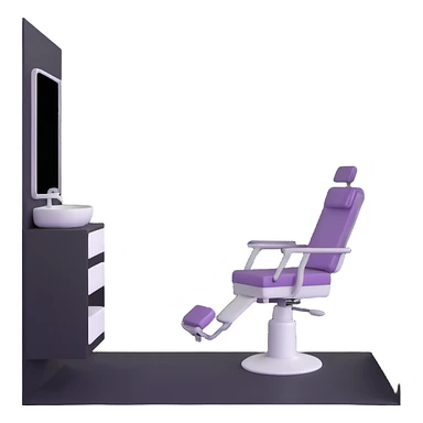 Salón de belleza con servicio de depilación sticker