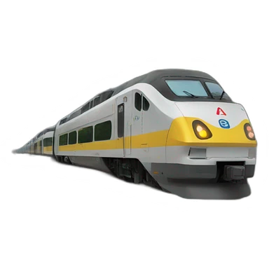 A train coming in the train station of Besançon sticker