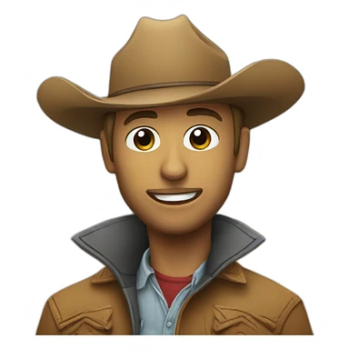 Spyder cowboy sticker