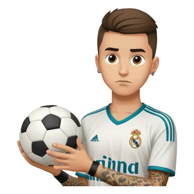 real madrid and a cross sticker