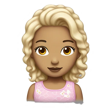 Light skin/tan hello kitty  sticker