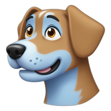 Bluey dog sticker