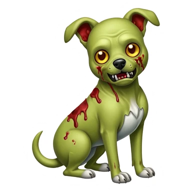 zombie dog full body sticker