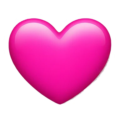 hot pink heart sticker