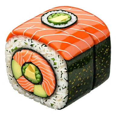 Philadelphia roll sticker