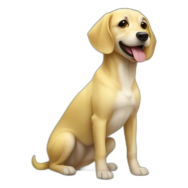 Chien banane sticker