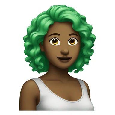 Gairl green things sticker