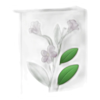 book without flower design in the cover sticker