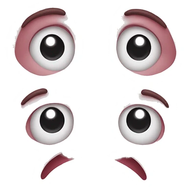 smiley with cute eyes and hearts sticker