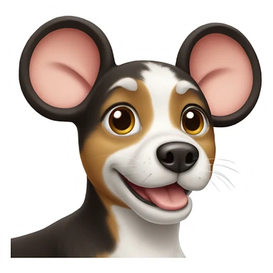 Dog Minkey Mouse sticker