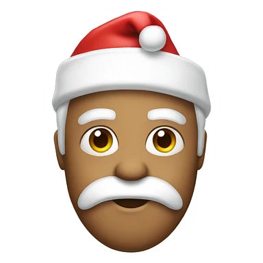 Santa Head sticker