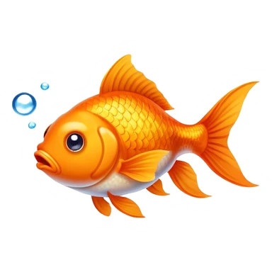 The Confused Goldfish – Eyes wide open, mouth slightly ajar, looking lost in deep thoughts (or just staring into space). sticker