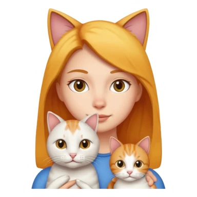 Person with a cat sticker